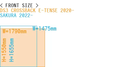 #DS3 CROSSBACK E-TENSE 2020- + SAKURA 2022-